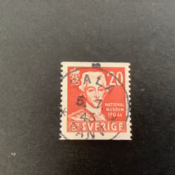 Nationalmuseum 150 år facit nr 338 A praktstämplat  SALA