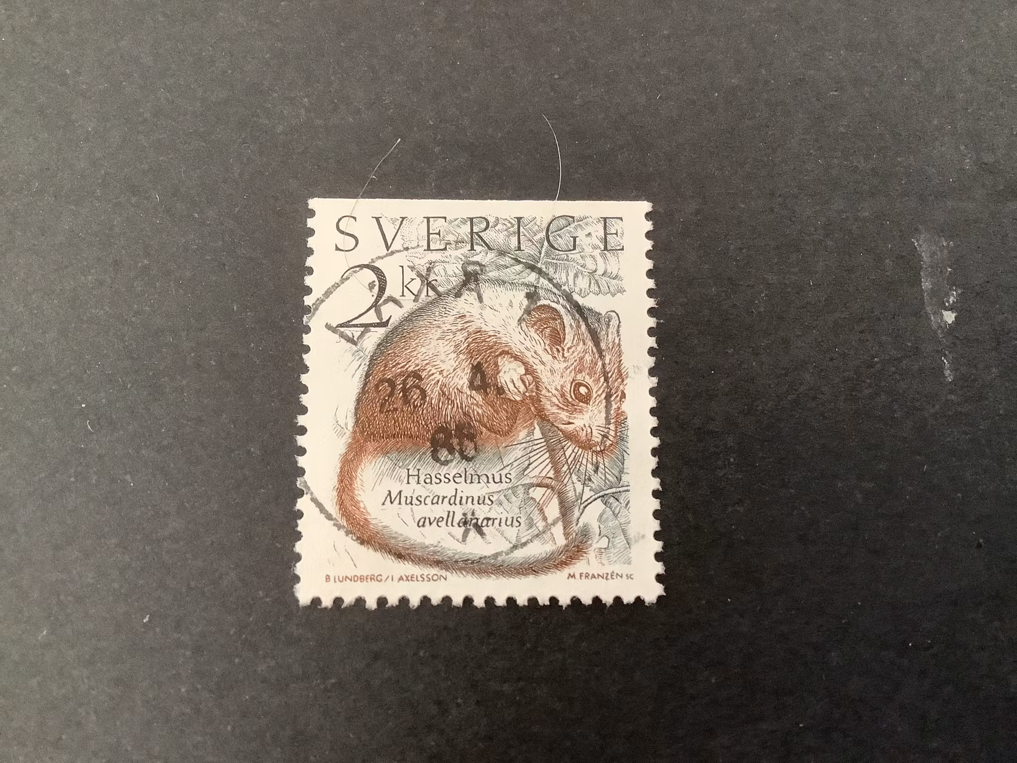Levande natur facit nr 1339 praktstämplat LAXÅ 1