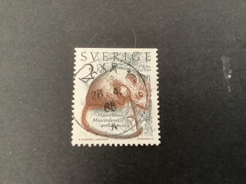 Levande natur facit nr 1339 praktstämplat LAXÅ 1