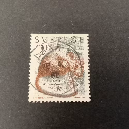 Levande natur facit nr 1339 praktstämplat LAXÅ 1