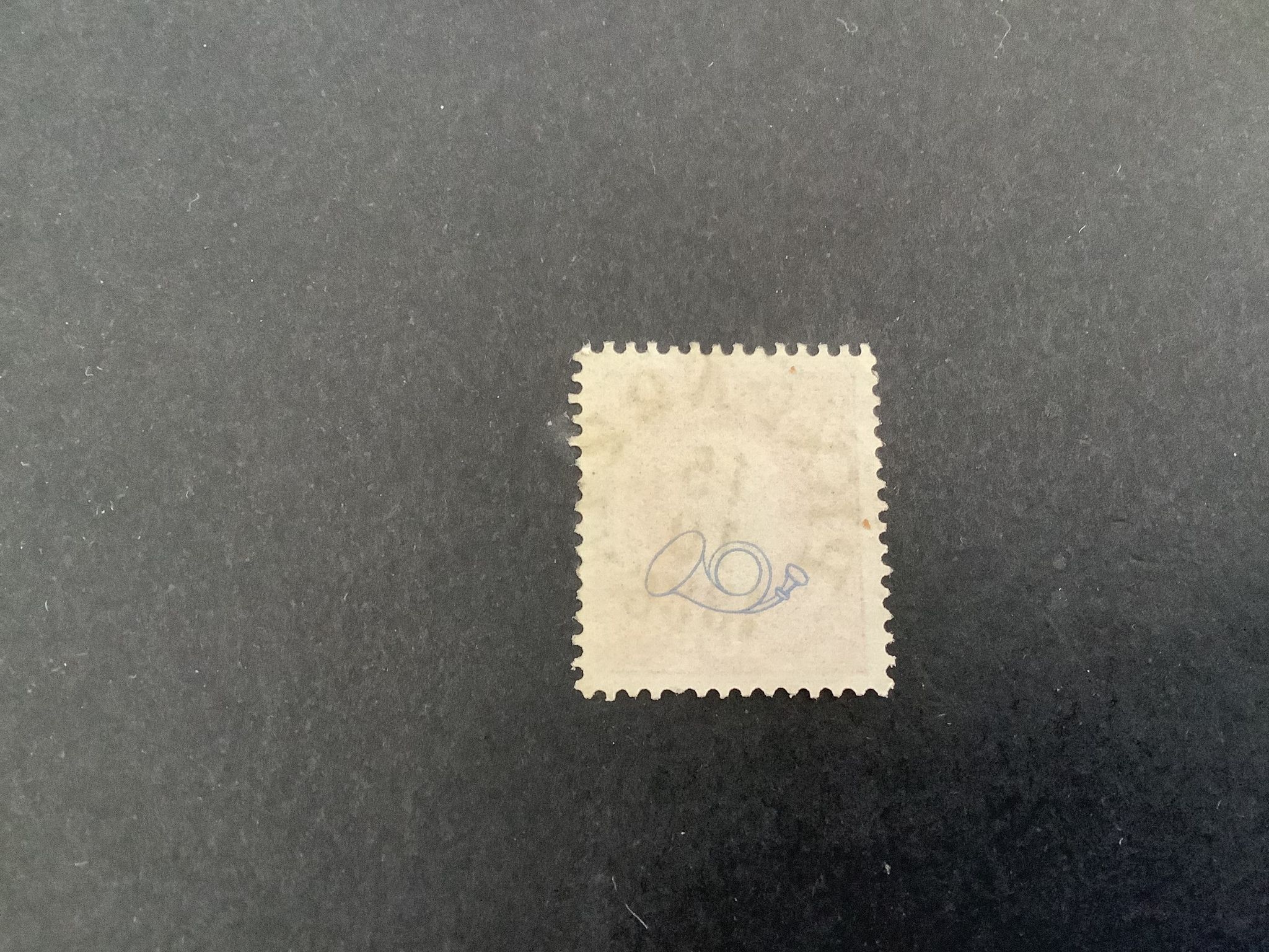 Oscar II boktryck med posthorn praktstämplat PKXP no 24 A