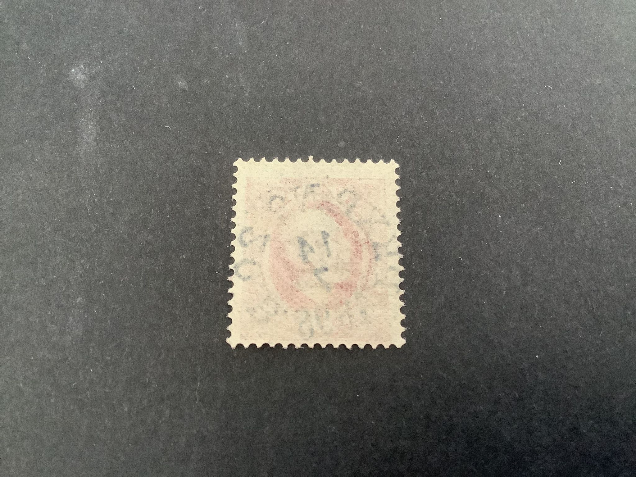 Oscar II koppartryck lyxstämplat PKXP No 20 B