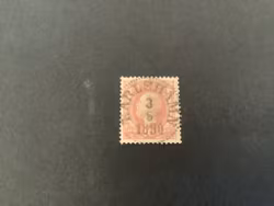 Oscar II facit nr 45 boktryck lyxstämplat KARLSHAMN