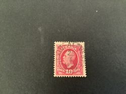 Oscar II koppartryck praktstämplat WEXIÖ-ALFVESTA