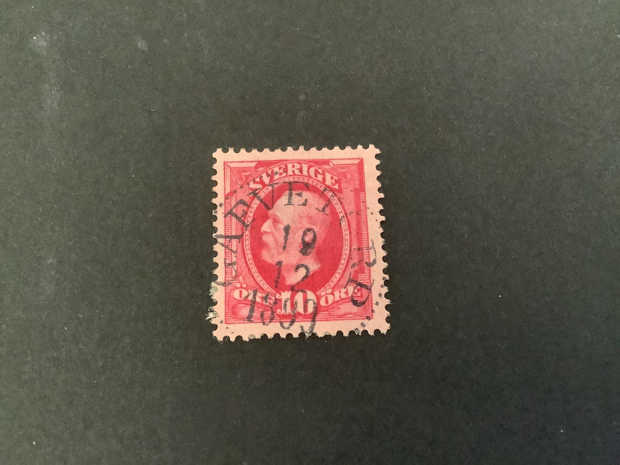 Oscar II koppartryck facit nr 54 praktstämplat GÅFVETORP