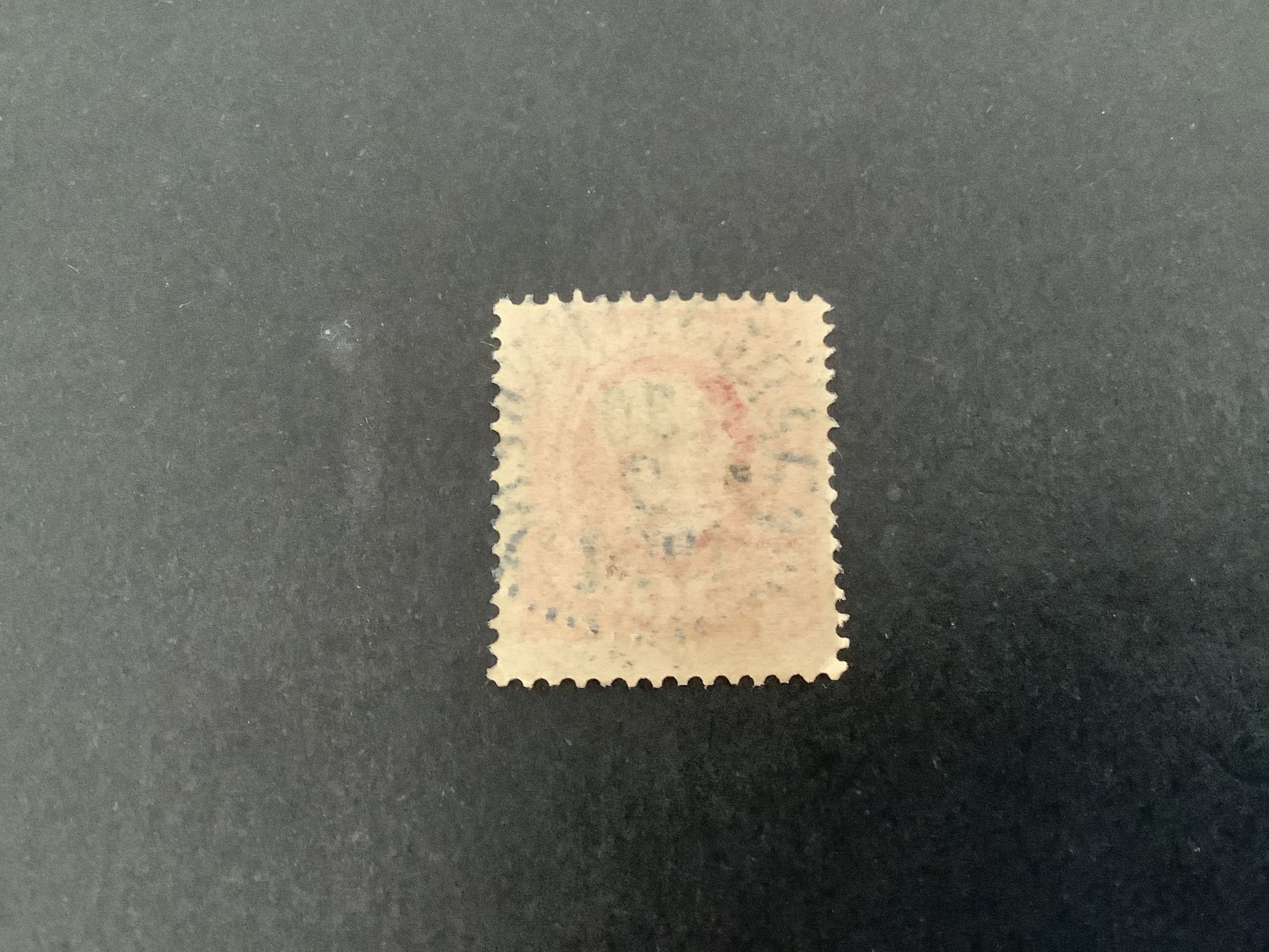 Oscar II koppartryck praktstämplat CHARLOTTENBERG