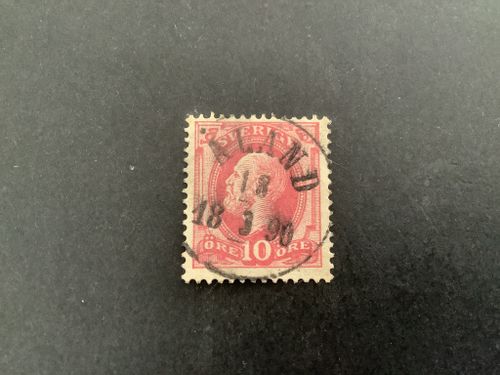 Oscar II boktryck facit nr 45 lyxstämplat ÅLAND