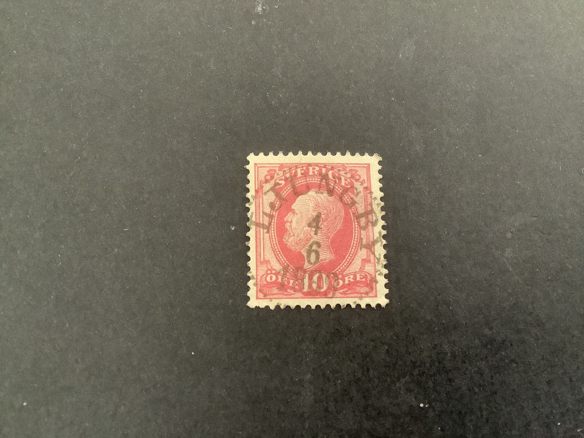 Oscar II boktryck facit nr 45 lyxstämplat LJUNGBY