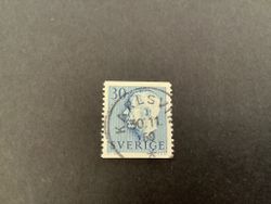 Gustaf VI Adolf typ II facit nr 416 A praktstämplat KARLSVIK