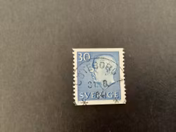 Gustaf VI Adolf typ III facit nr 421 A praktstämplat GÖTEBORG 1