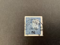Gustaf VI Adolf typ III facit nr 428 A praktstämplat STOCKHOLM 40