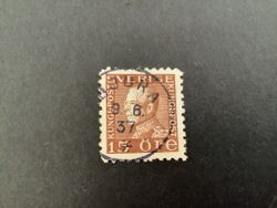 Gustaf V profil vänster facit nr 178 C praktstämplat DJURA