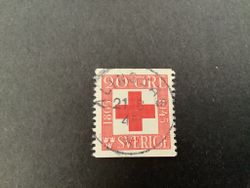 Röda korset facit nr 358 A  lyxstämplat ALINGSÅS