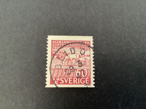 Svenska Lantbruksmötena facit nr 369 praktstämplat BLIDÖ