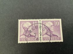 Gustaf V profil höger facit nr 273 BB praktstämplat par ÖREBRO 1
