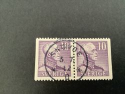 Gustaf V facit nr 273 BB praktstämplat par SKÖVDE