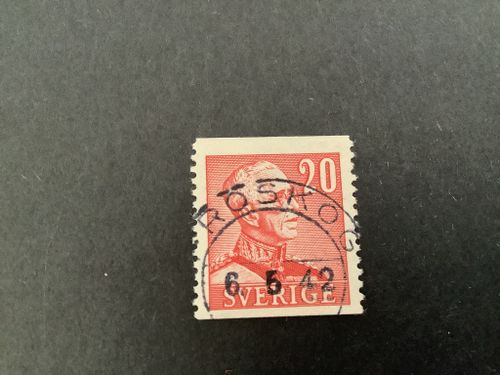 Gustaf V profil höger facit nr 276 A praktstämplat FRÖSKOG