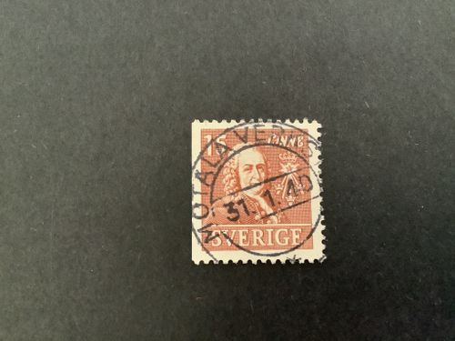 Kungliga vetenskapsakademien facit nr 321 B1 praktstämplat MOTALA VERKSTAD