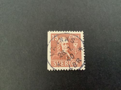 Kungliga vetenskapsakademien facit nr 321 B 1 praktstämplat VÄNNÄS *LBR*