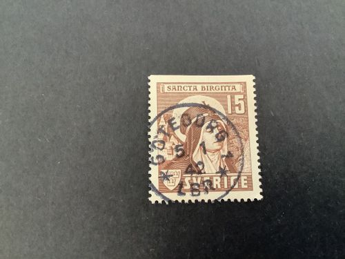 Sancta Birgitta facit nr 335 B1 praktstämplat GÖTEBORG 1 *LBR*