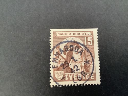 Sancta Birgitta facit nr 335 B1 praktstämplat EMMABODA *LBR*