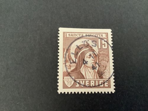 Sancta Birgitta facit nr 335 B1 praktstämplat ELLÖS