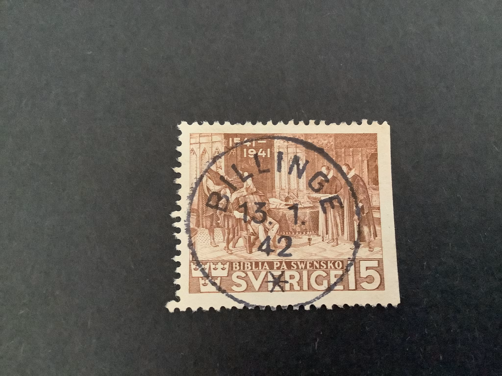 Bibeln facit nr 328 B2 lyxstämplat BILLINGE
