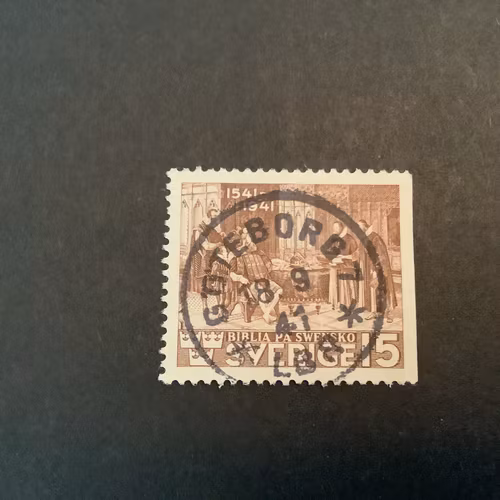 Bibeln facit nr 328 B2 praktstämplat GÖTEBORG 7*LBR*