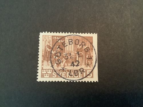 Bibeln facit nr 328 B2 praktstämplat GÖTEBORG 1 *LBR*