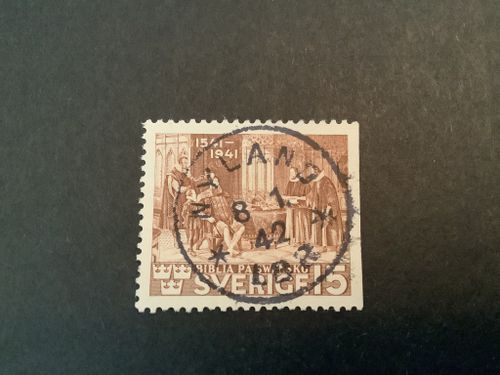 Bibeln facit nr 328 B2 praktstämplat NYLAND *LBR*