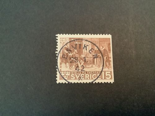 Bibeln facit nr 328 B2 lyxstämplat ENVIKEN