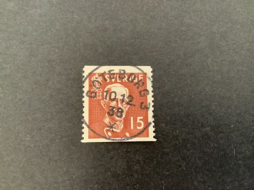 Gustaf V 80 år facit nr 267 A lyxstämplat GÖTEBORG 3