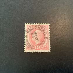 Facit nr 45 praktstämplat ÖREBRO-HALLSBERG .B.