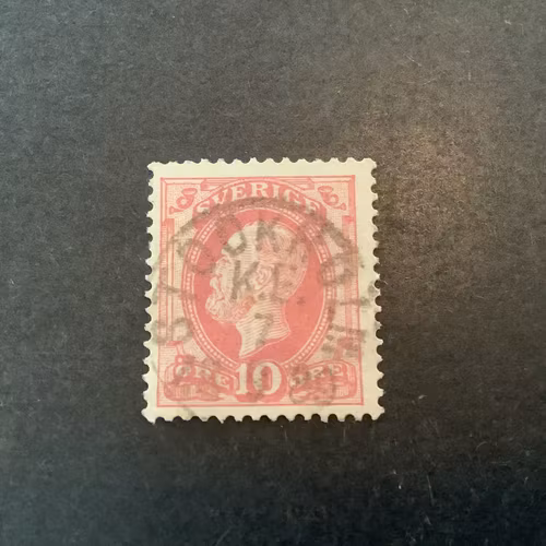 Facit nr 45 praktstämplat STOCKHOLM K.E