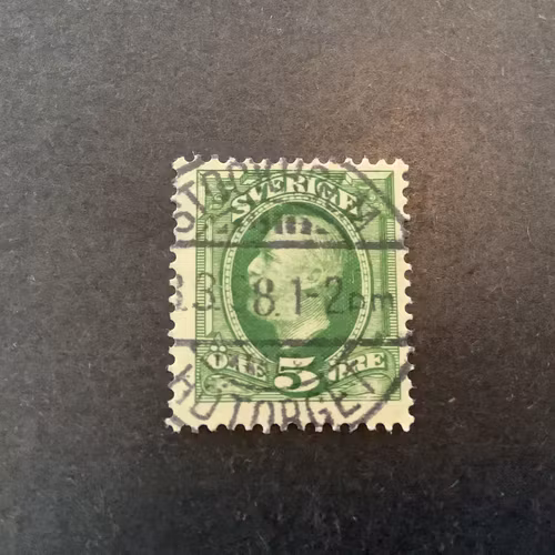 Facit nr 52 praktstämplat STOCKHOLM-HÖTORGET