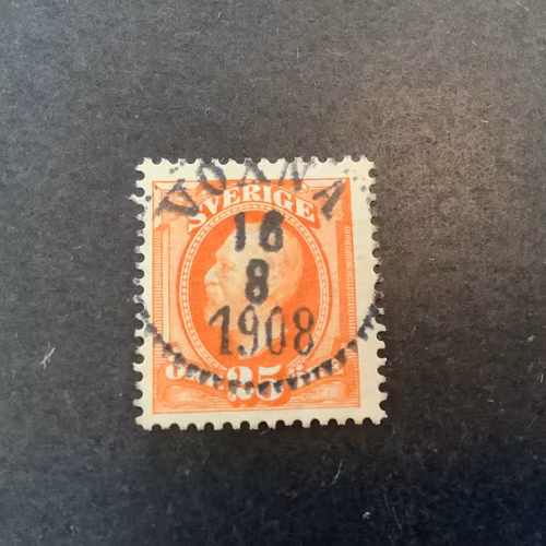 Facit nr 57 praktstämplat VOXNA