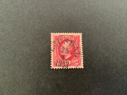 Oscar II facit nr 54 praktstämplat LJUSDAL