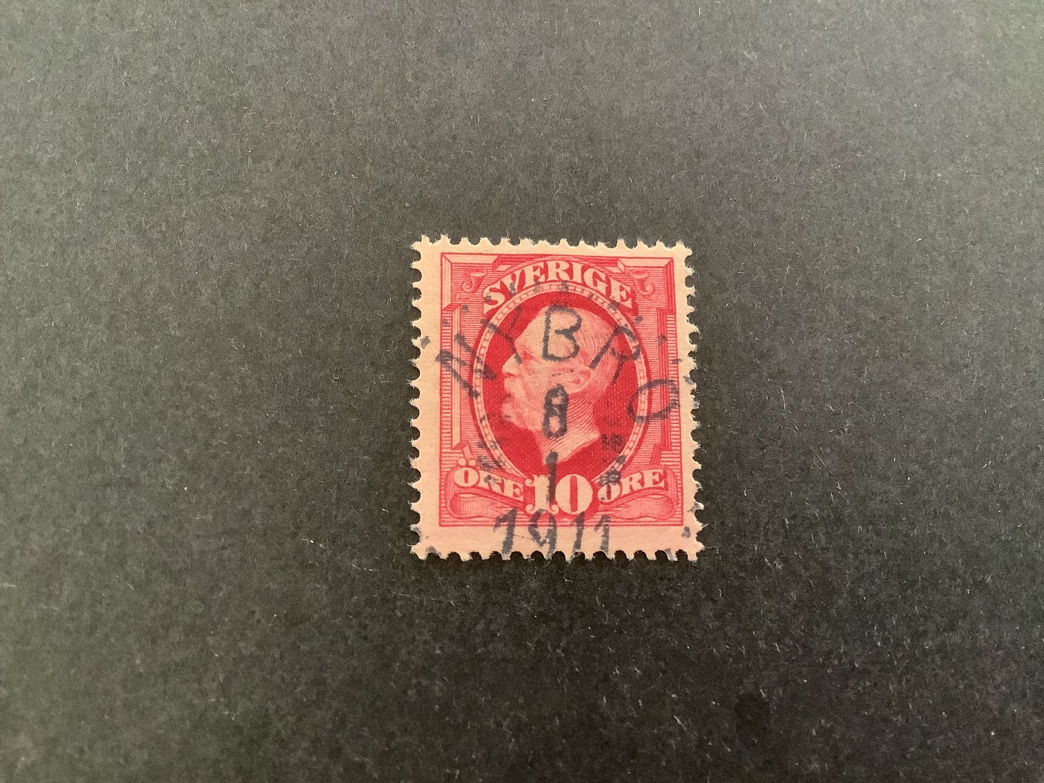 Oscar II facit nr 54 praktstämplat NYBRO