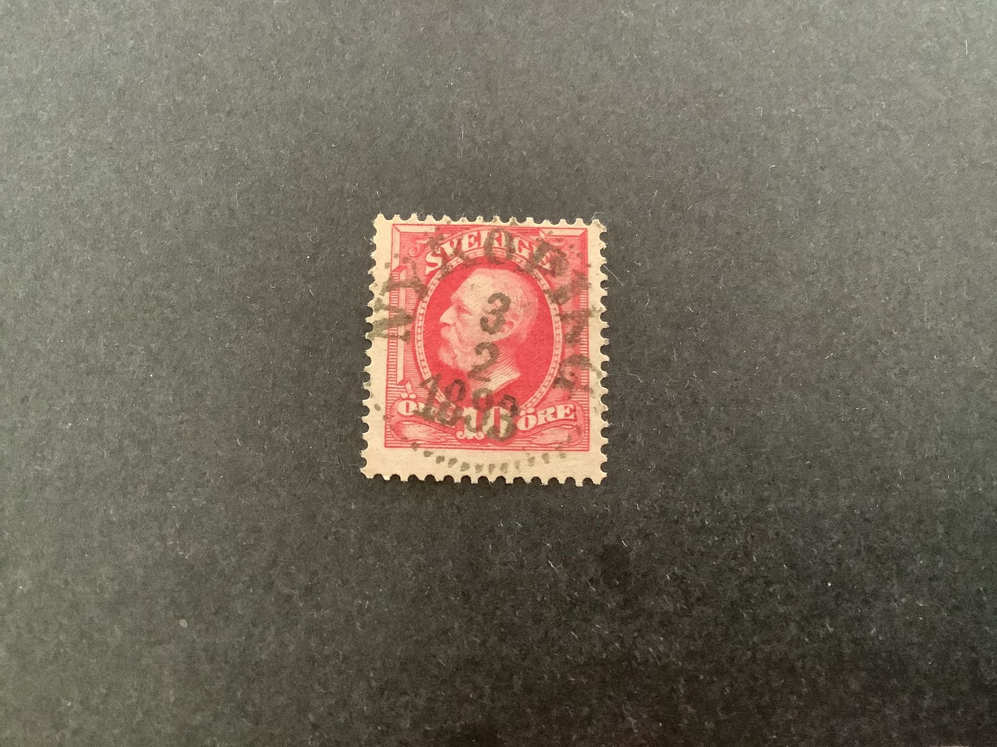 Oscar II facit nr 54 praktstämplat NYKÖPING