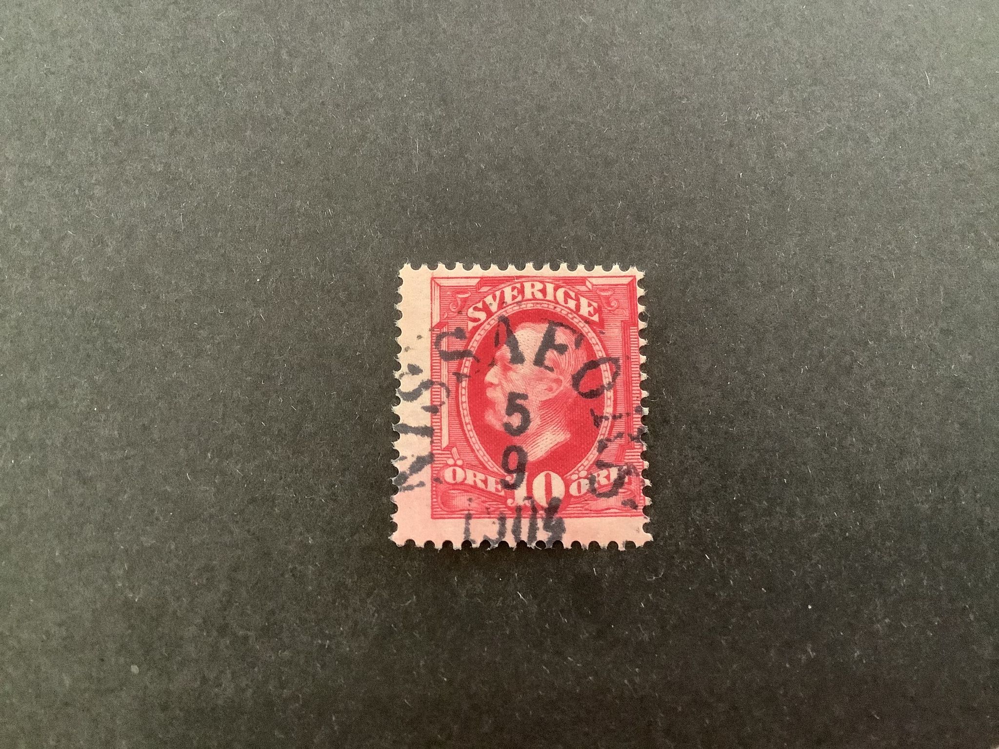 Oscar II facit nr 54 praktstämplat NISSAFORS