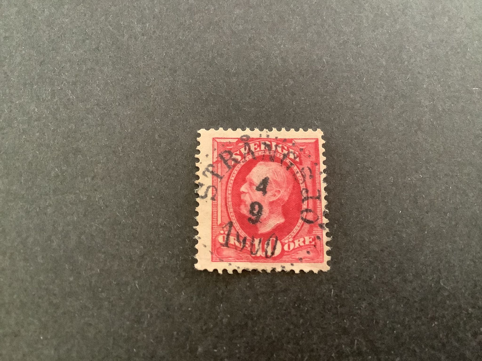 Oscar II facit nr 54 praktstämplat STRÅNGSJÖ