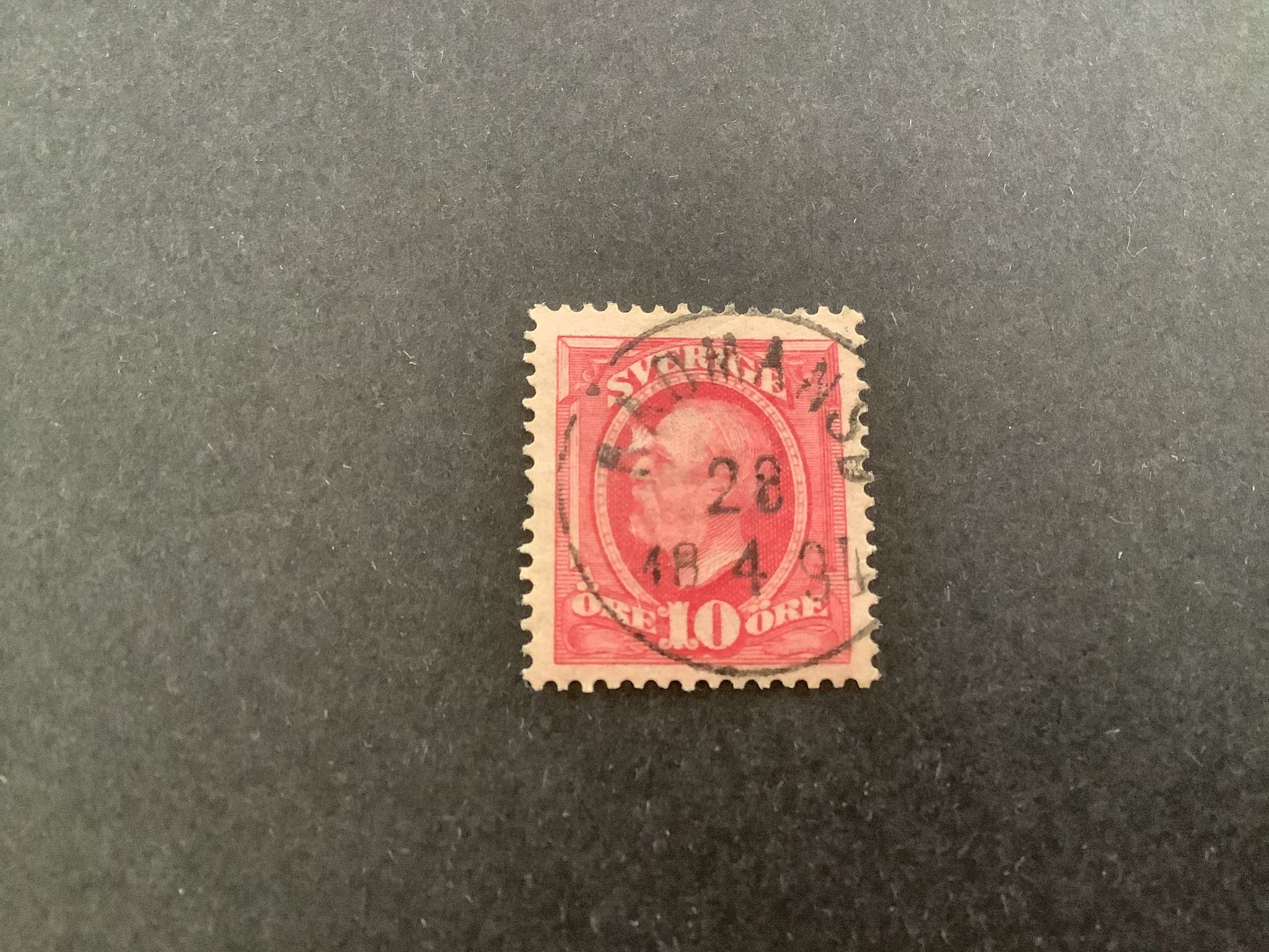 Oscar II facit nr 54 praktstämplat RÅDMANSÖ