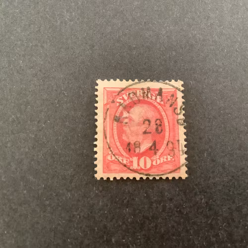 Oscar II facit nr 54 praktstämplat RÅDMANSÖ