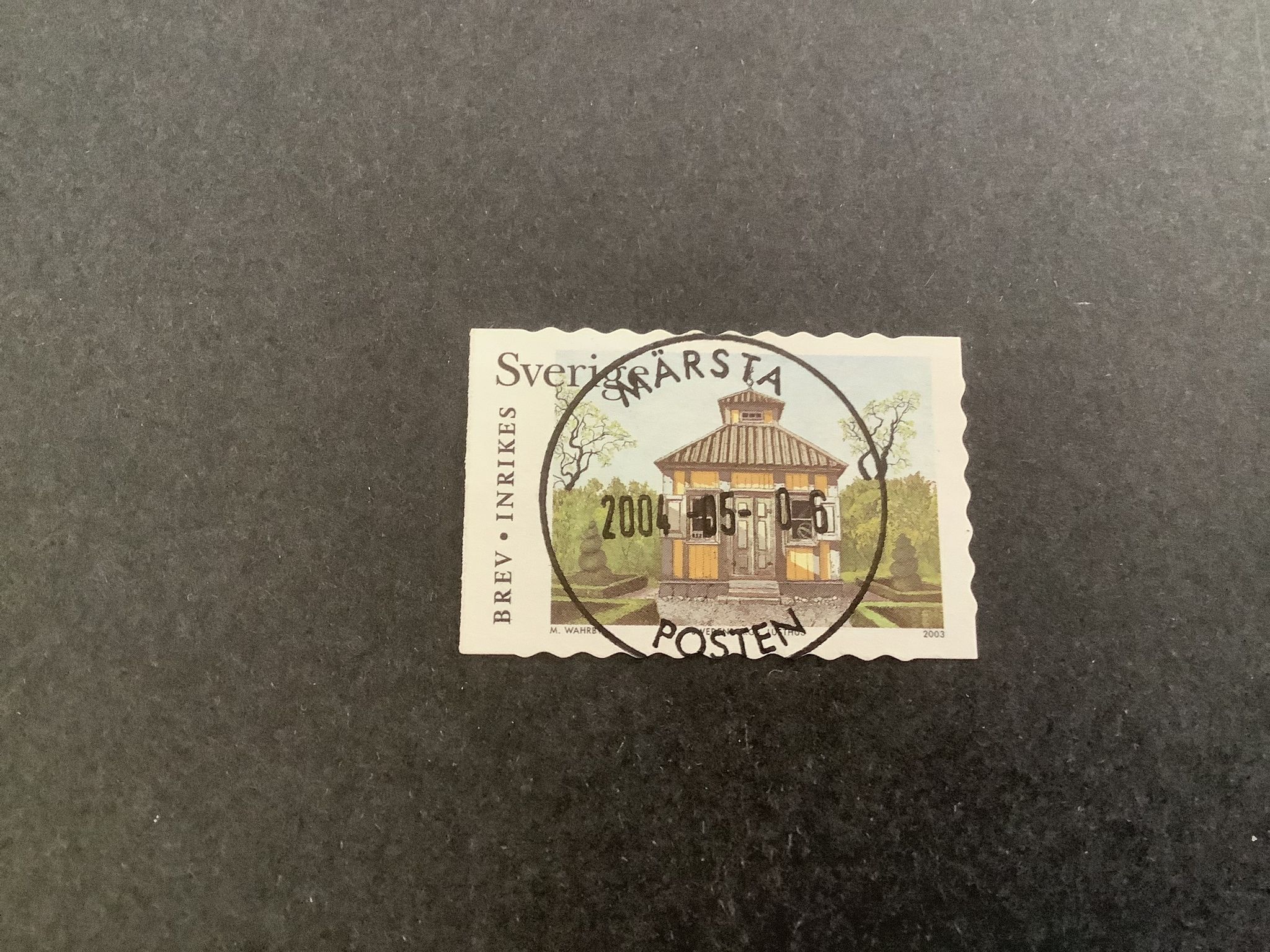 Våra lusthus facit nr 2373 lyxstämplat MÄRSTA
