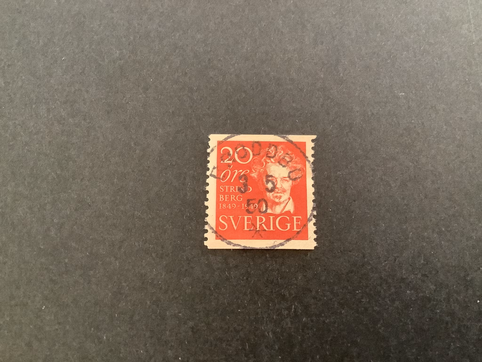 Strindberg facit nr 385 A lyxstämplat BRODDBO