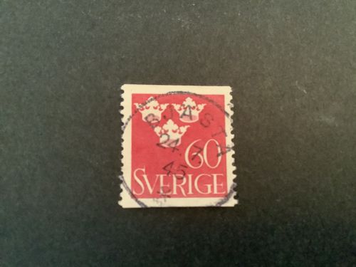 Tre kronor facit nr 286 praktstämplat BJÄSTA