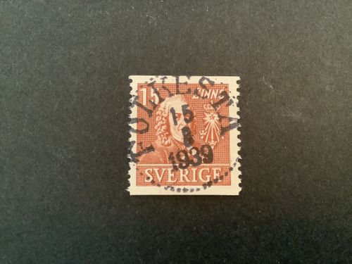 Kungliga vetenskapsakademien facit nr 321 A lyxstämplat FOLKESTA