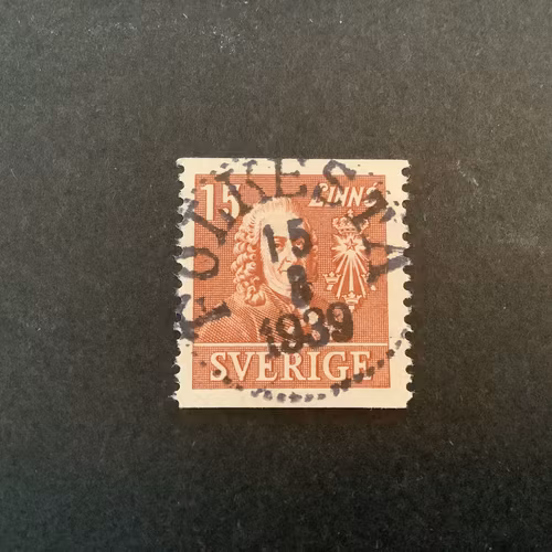 Kungliga vetenskapsakademien facit nr 321 A lyxstämplat FOLKESTA