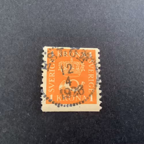 Postemblem facit nr 168 praktstämplat ESLÖF