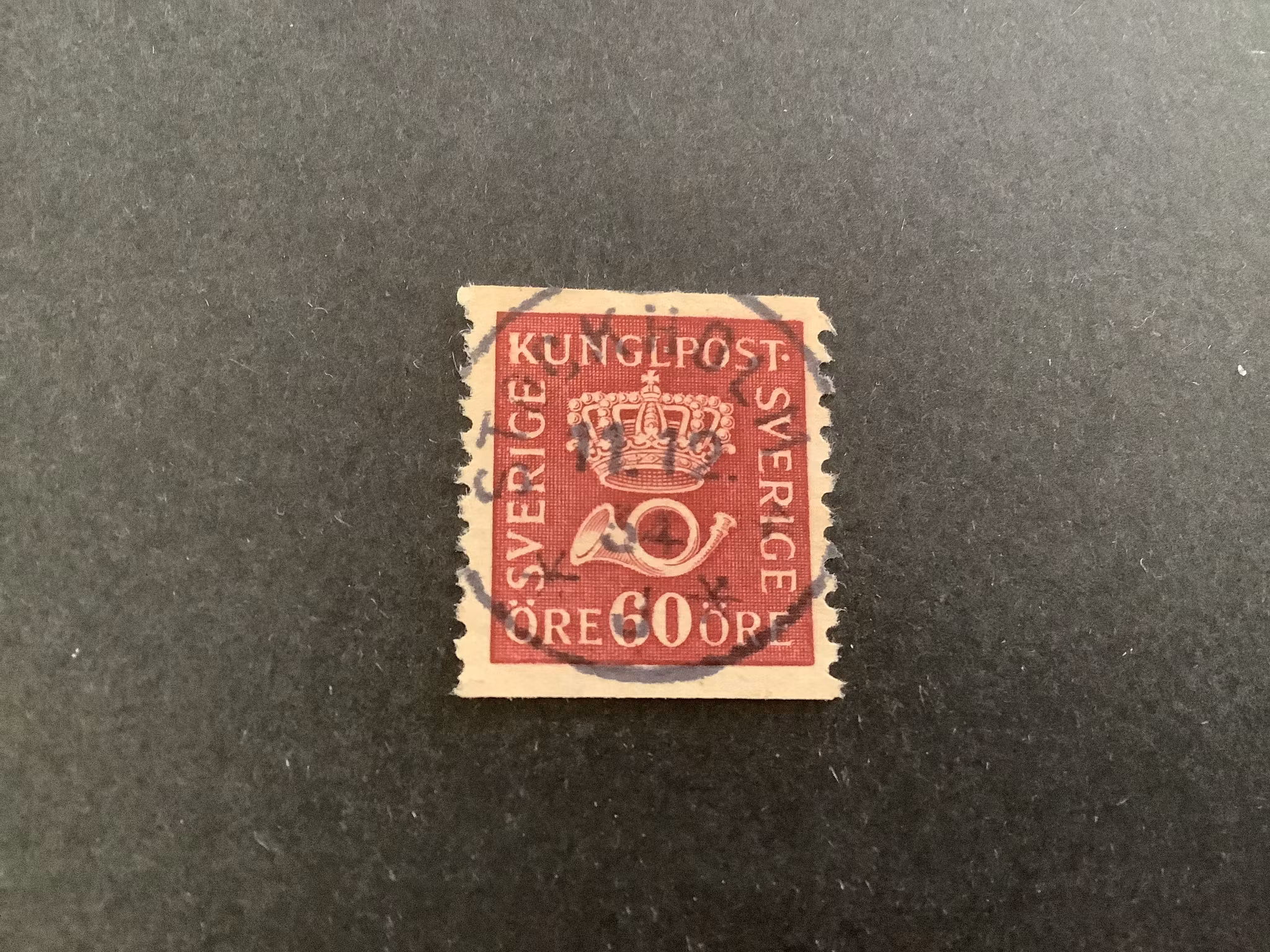 Postemblem facit nr 162 lyxstämplat STOCKHOLM 4